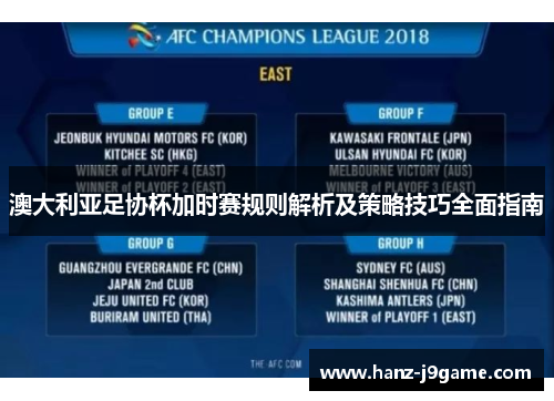 澳大利亚足协杯加时赛规则解析及策略技巧全面指南 澳大利亚足协杯加时赛规则解析及策略技巧全面指南